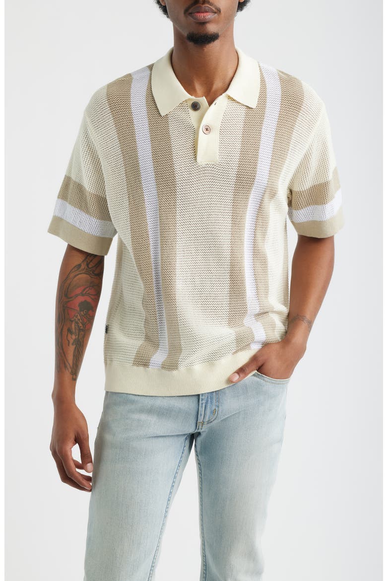 Seth Polo Sweater, Main, color, UNBLEACHED MULTI