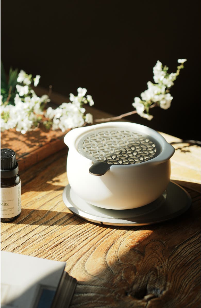 OHOM INC Jun Self-heating Diffuser Set, Alternate, color, Jasmine White