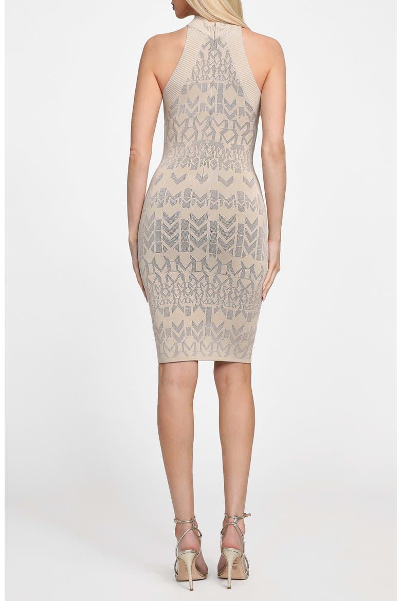 Billie Monogram Jacquard Sweater Dress, Alternate, color, DREAMY MOON