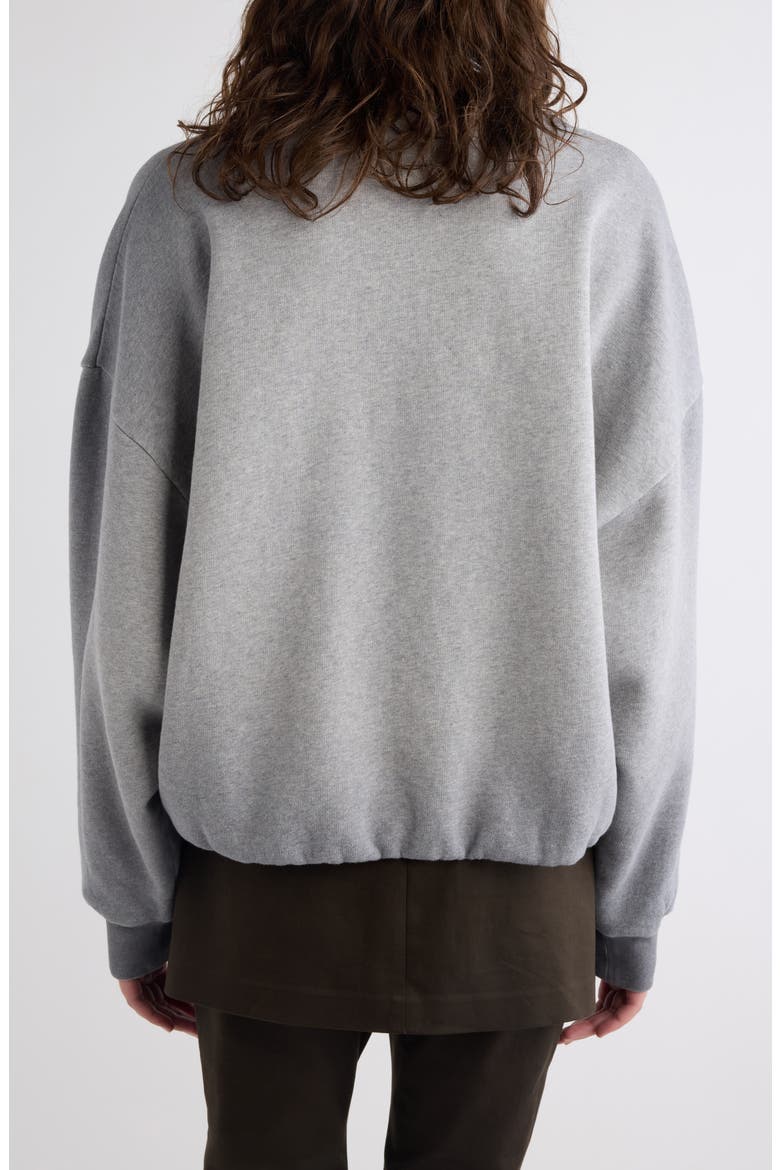 Folma Funnel Neck Sweatshirt, Alternate, color, GREY MELANGE