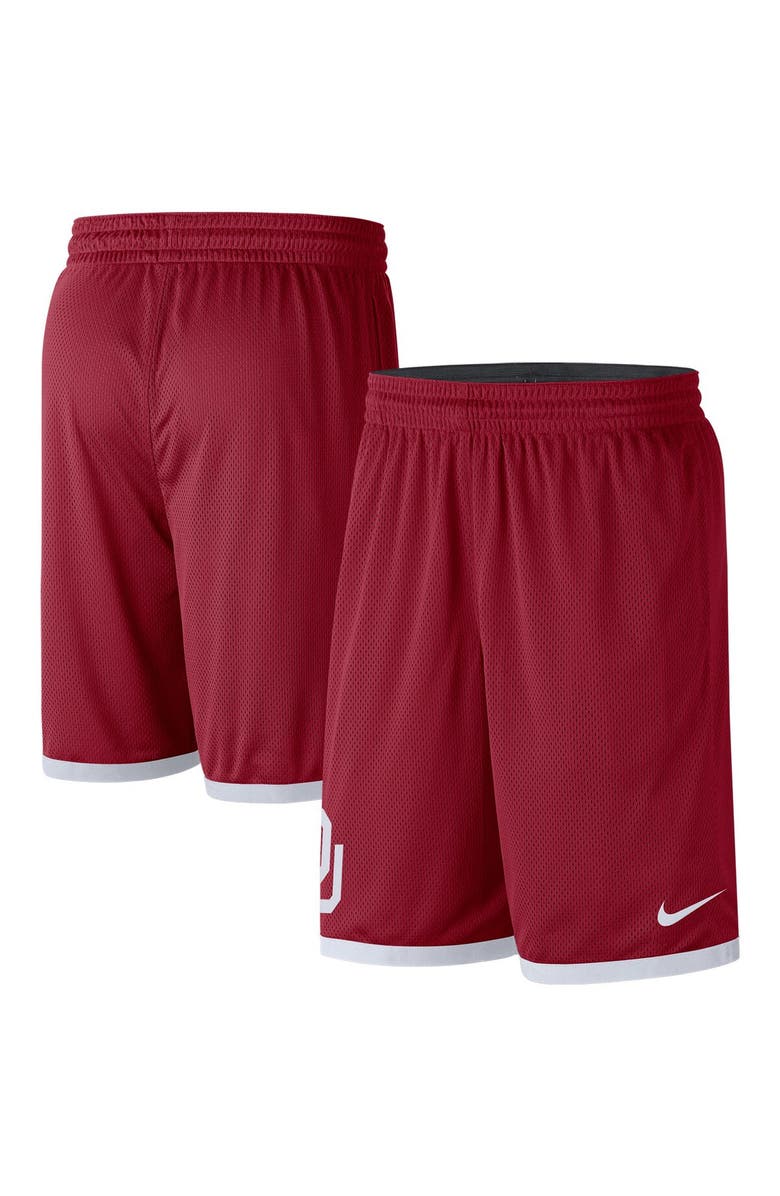 Nike Men's Nike Crimson/White Oklahoma Sooners Logo Performance Shorts, Main, color,