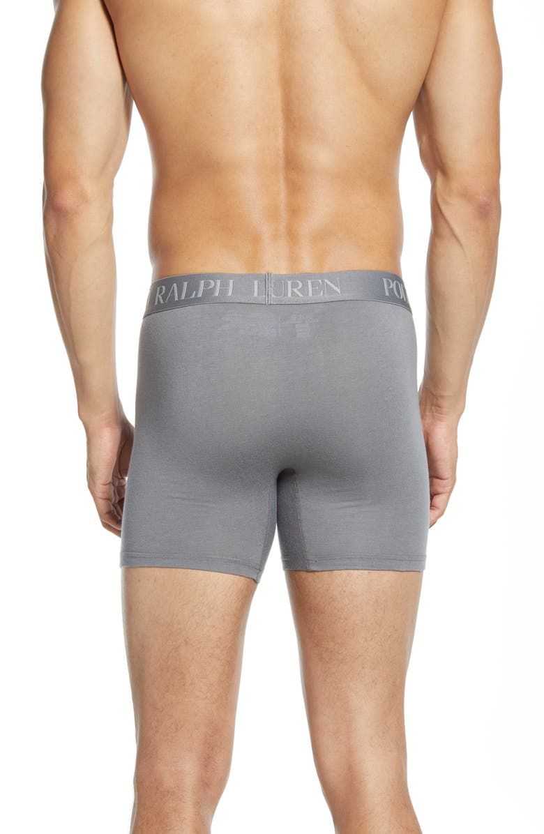 Polo Ralph Lauren 4D 3-Pack Cotton & Modal Boxer Briefs, Alternate, color,