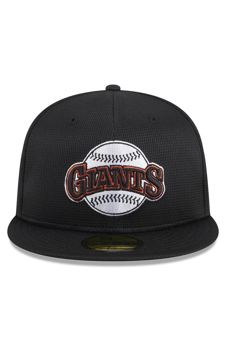 New Era Youth New Era Black San Francisco Giants 2024 Batting Practice 59FIFTY Fitted Hat, Alternate, color, Black