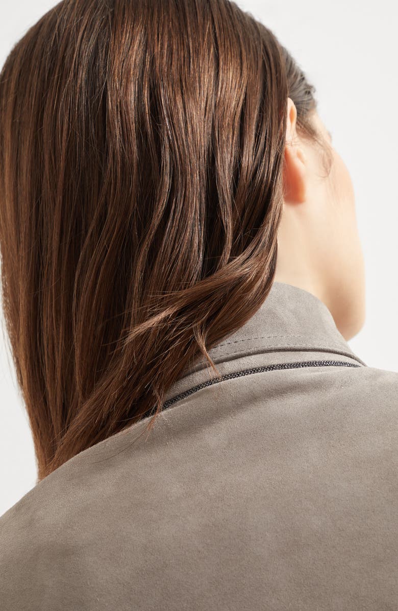 Brunello Cucinelli Couture suede vest, Alternate, color, 