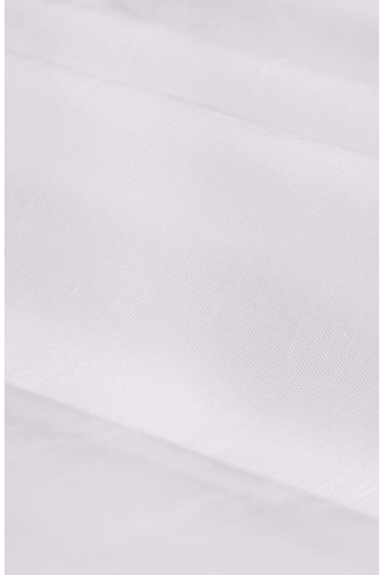 Orson Short Sleeve Cotton & Linen Button-Up Shirt, Alternate, color, WHITE