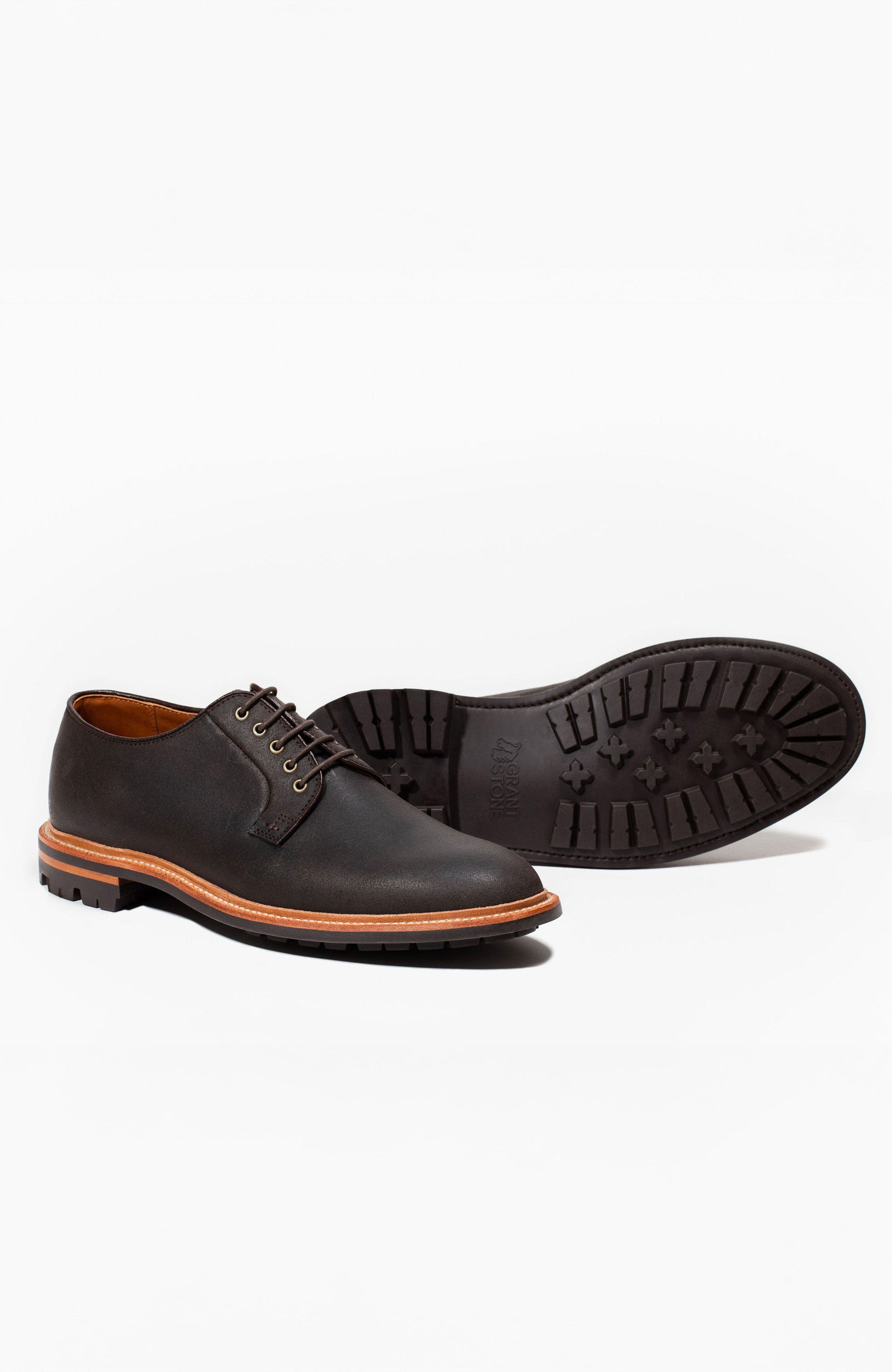 Grant Stone Plain Toe, Alternate, color, Earth Waxed Commander