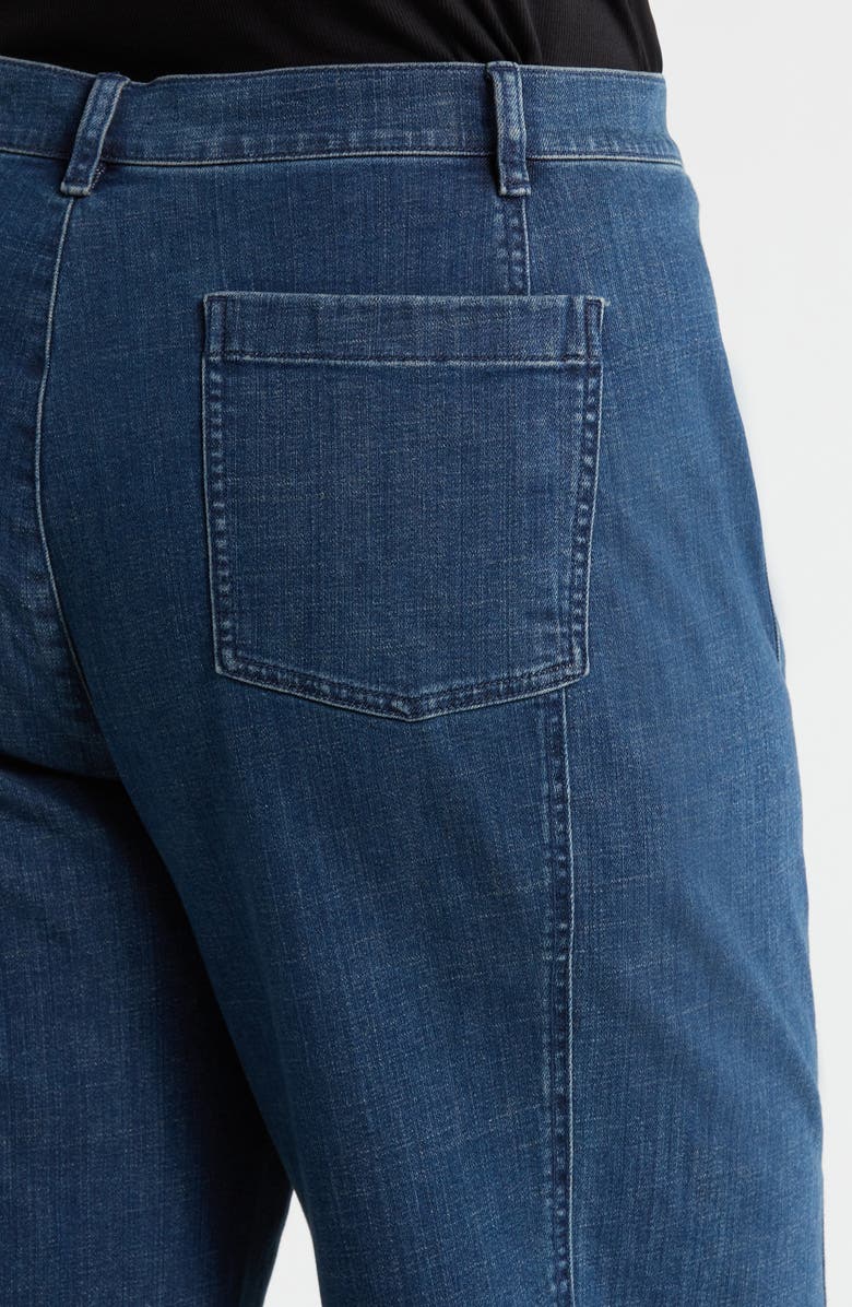 Eileen Fisher Ankle Lantern Jeans, Alternate, color, Midnight Indigo