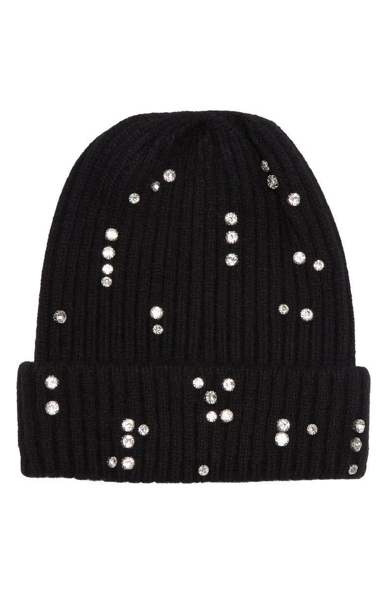 Vince Camuto Embellished Beanie, Main, color, 