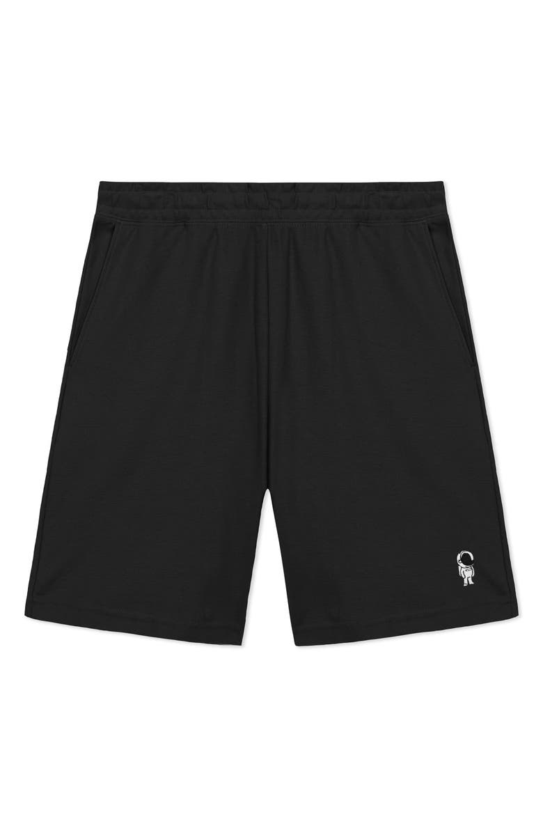 Dalix Mens Astronaut Midweight Gym Short, Main, color, Black