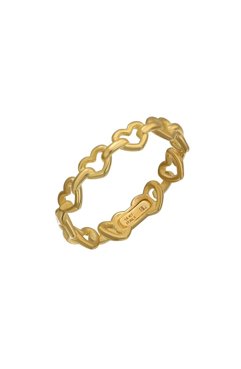 Bony Levy 14K Gold Heart Stacking Ring, Main, color, 