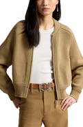 Polo Ralph Lauren Full Zip Cotton Blend Cardigan