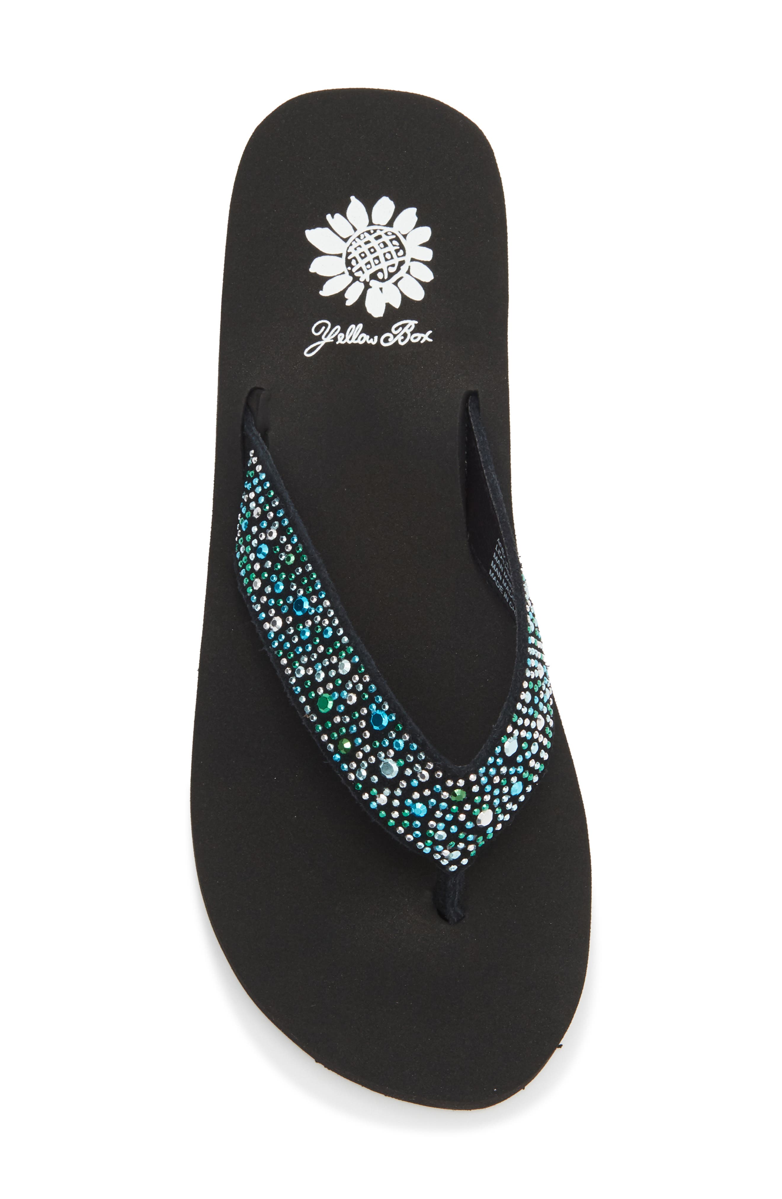 Africa Flip Flop Sandal, Alternate, color, TURQUOISE MULTI