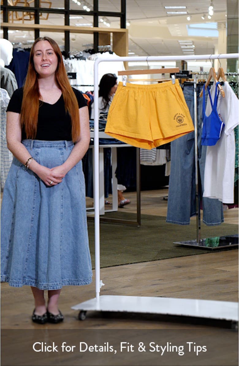 California Emblem Disco Graphic Shorts, sales video thumbnail