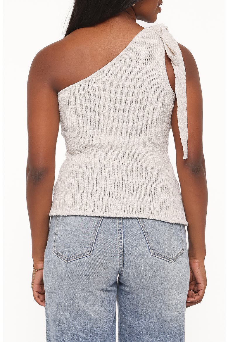 Jutta One Shoulder Knit Top, Alternate, color, BEIGE