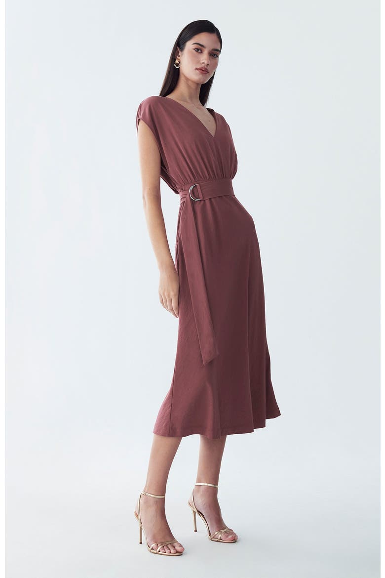 Enzy Dress, Alternate, color, Rosewood