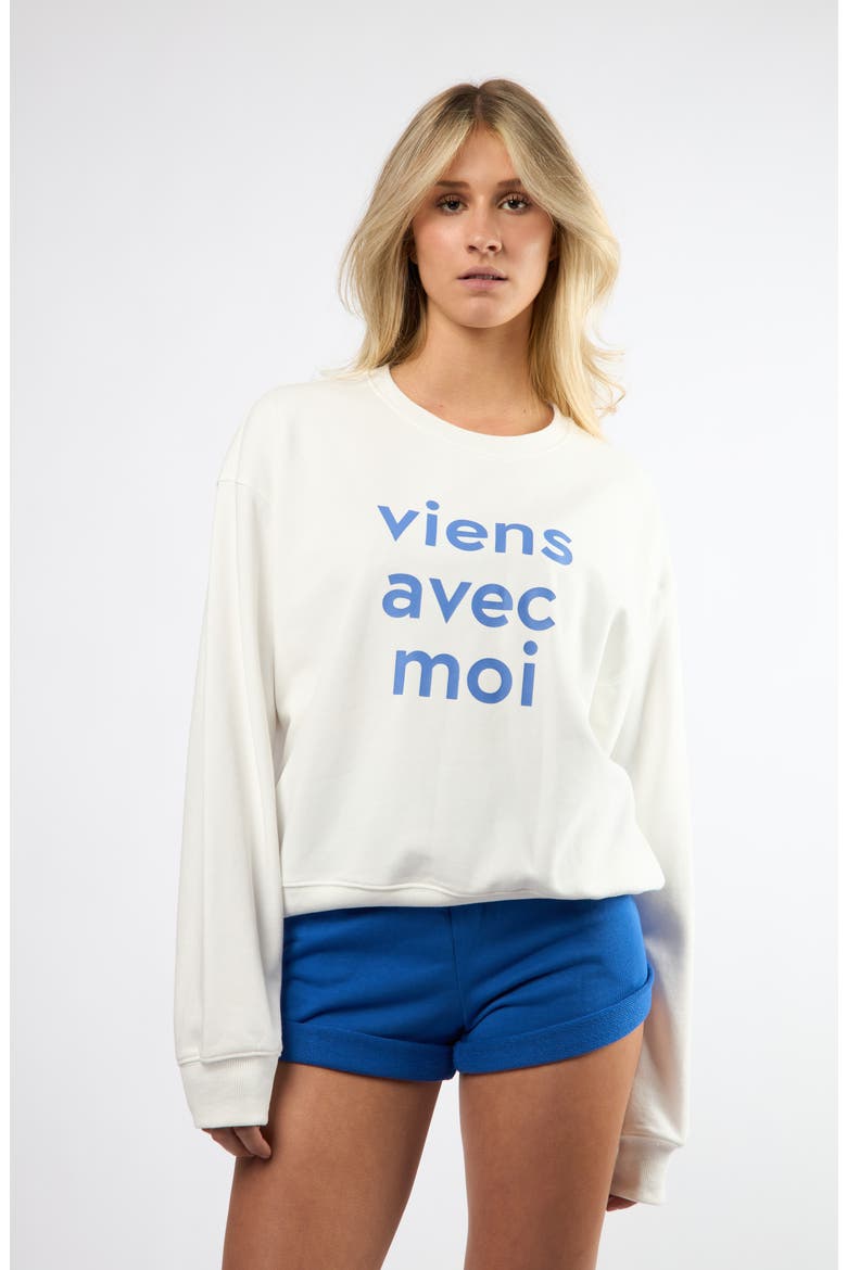 The Original Graphic Sweatshirt, Alternate, color, WHITE