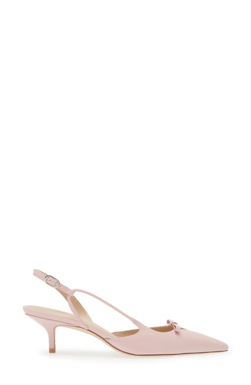 Stuart Weitzman Tully Pointed Toe Slingback Pump In Ballet