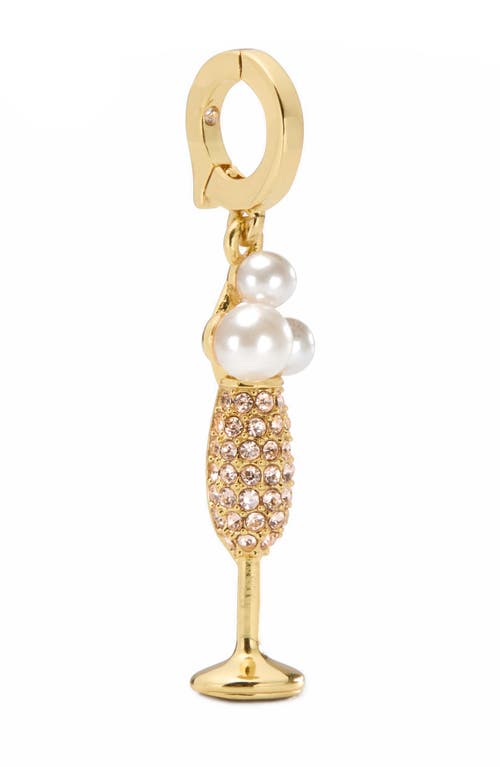 Kate Spade New York Champagne Charm Pendant Necklace In Gold