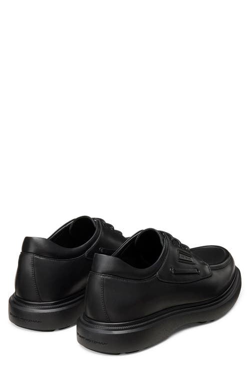 Stuart Weitzman Carlos Moc Toe Derby In Black