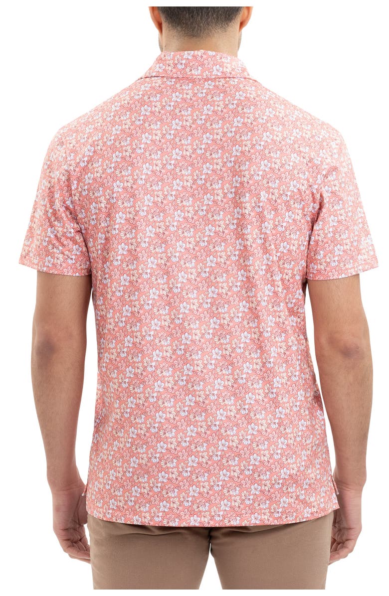 Kenny Flowers The Azaleas - Sunset Golf Shirt, Alternate, color, Orange