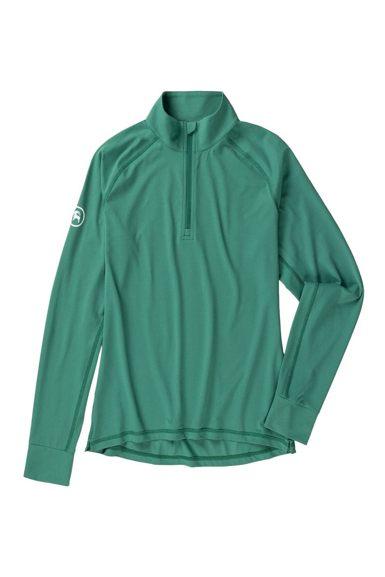 Tahoe Sun 1/4 Zip - Women's, Main, color, Gearhead Green