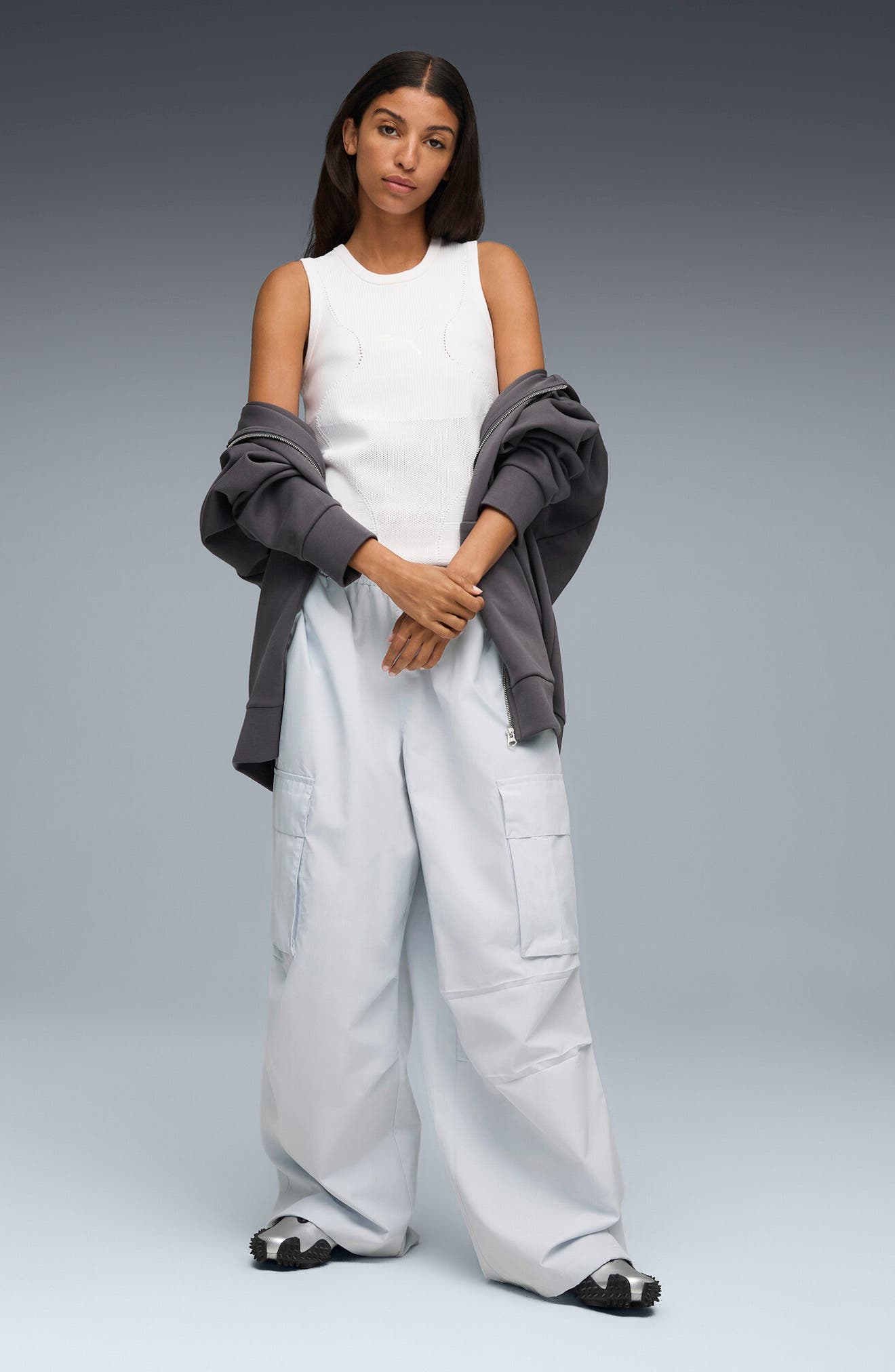 PUMA Mostro OG Sneaker, Alternate, color, Puma Silver-Puma Black