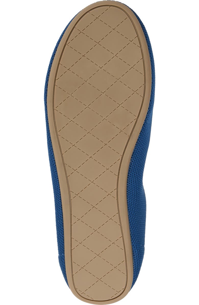 Journee Collection Jersie Knit Ballet Flat, Alternate, color, Navy