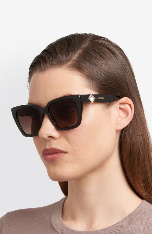 Missoni 54mm Gradient Square Sunglasses In Black