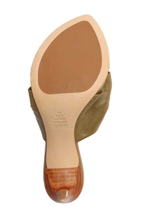 Shop Schutz Lori Sandal In Matcha