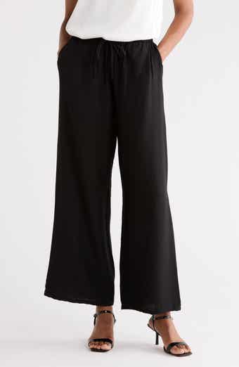 Drawstring Wide Leg Pants