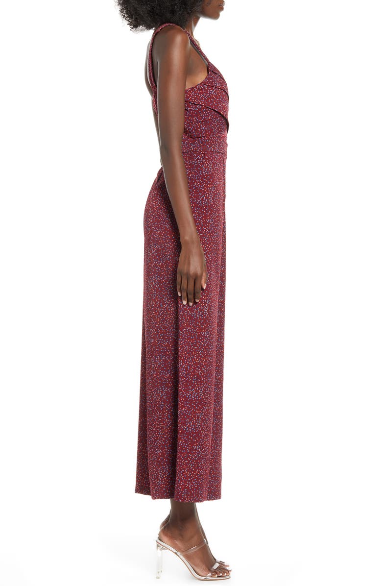 J.O.A. Sleeveless Cutout Jumpsuit, Alternate, color, 