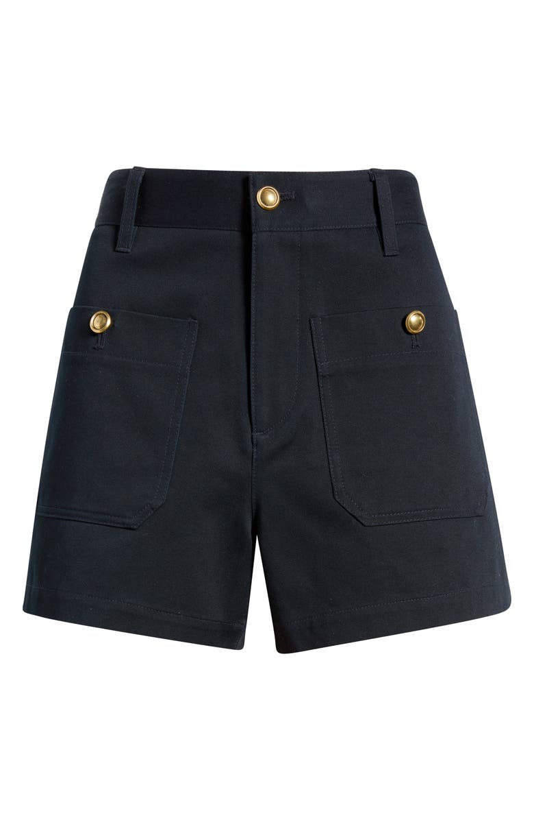 FRAME The Cruise High Waist Shorts, Alternate, color, Dark Navy