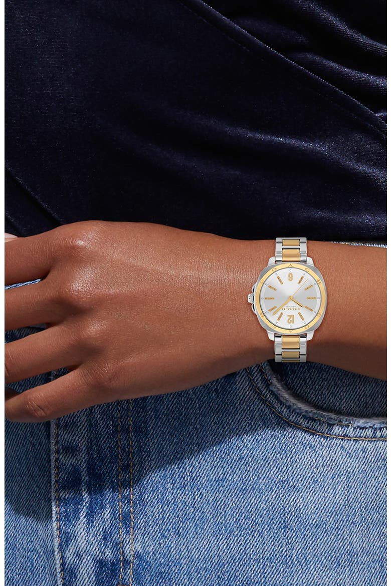 Kitt Bracelet Watch, 34mm, Alternate, color, SILVER AND GOLD