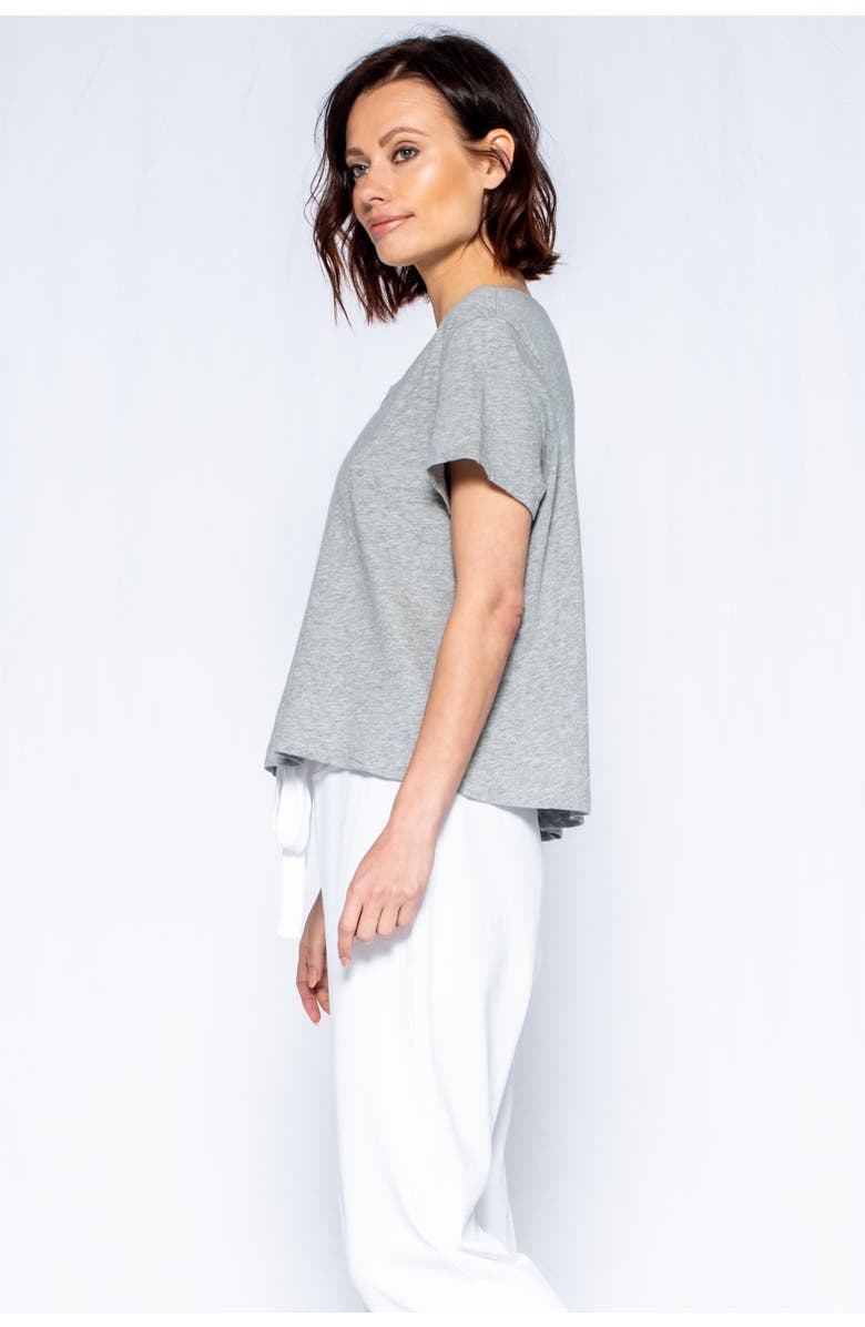 WILT Clothing Crew Trapeze Long Sleeve Mixed, Alternate, color, Grey Heather