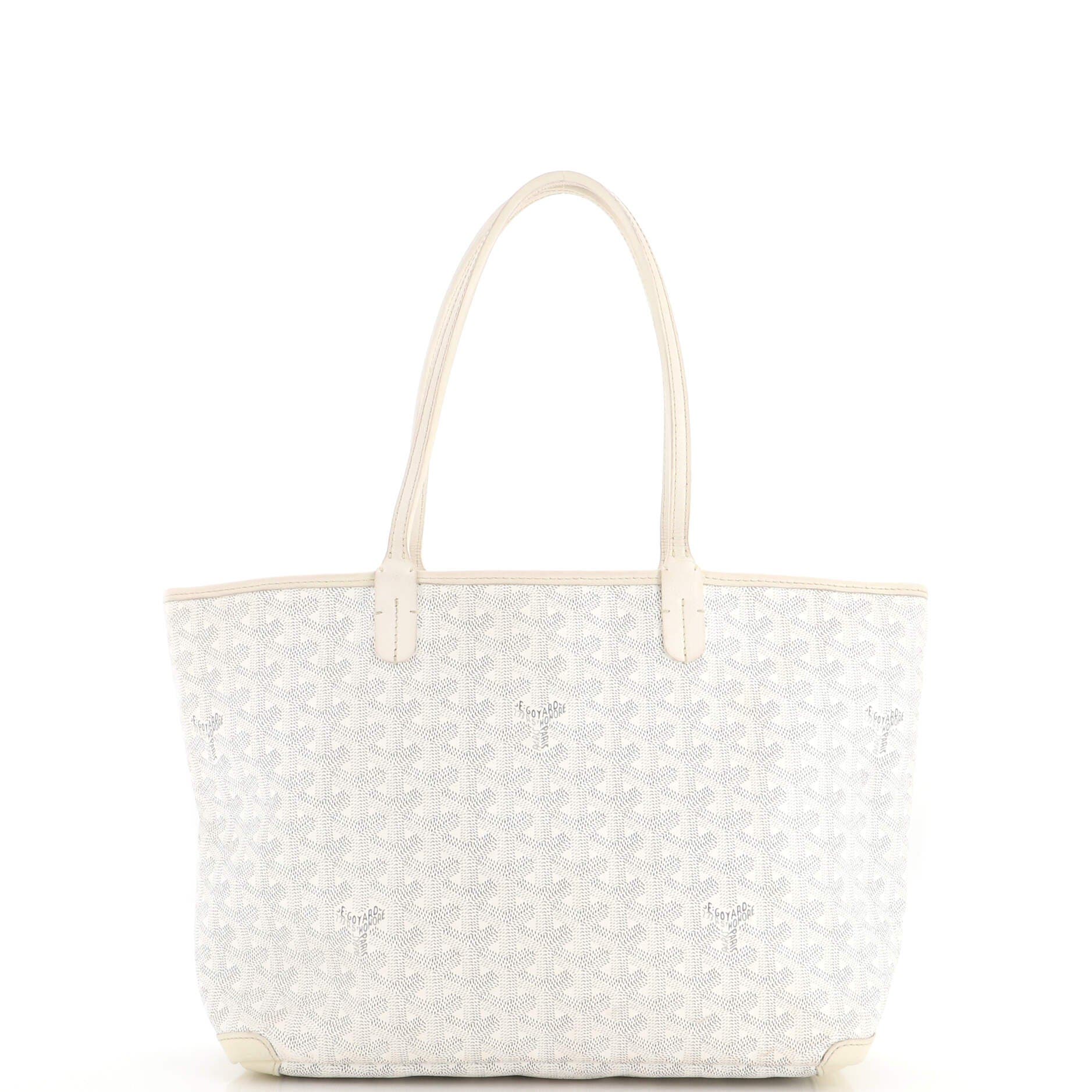 Artois Tote Coated Canvas PM, Main, color, White