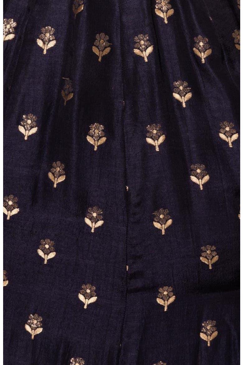 Alastair Open Back Gown, Alternate, color, Navy Blue