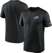 Nike Men's Nike Black Detroit Lions Sideline Legend Small Logo Dri-FIT T-Shirt