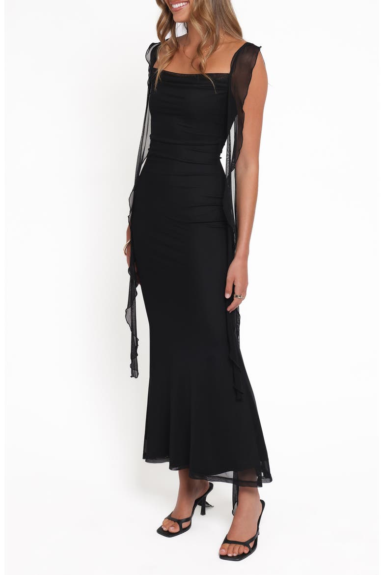 Chiara Maxi Cocktail Dress, Alternate, color, OXFORD