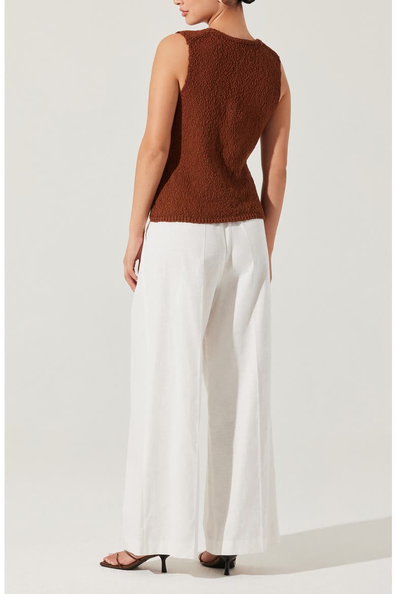 Taimi Sweater Vest, Alternate, color, BROWN