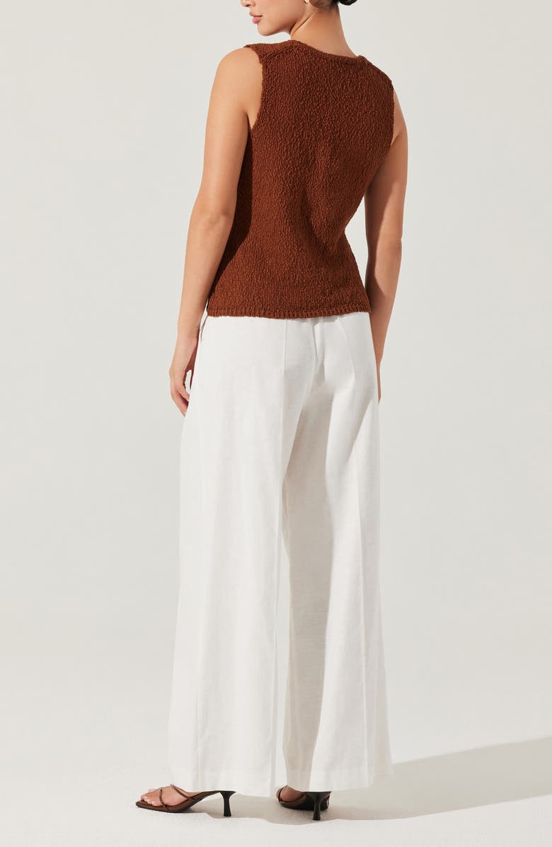 ASTR the Label Taimi Sweater Vest, Alternate, color, Brown