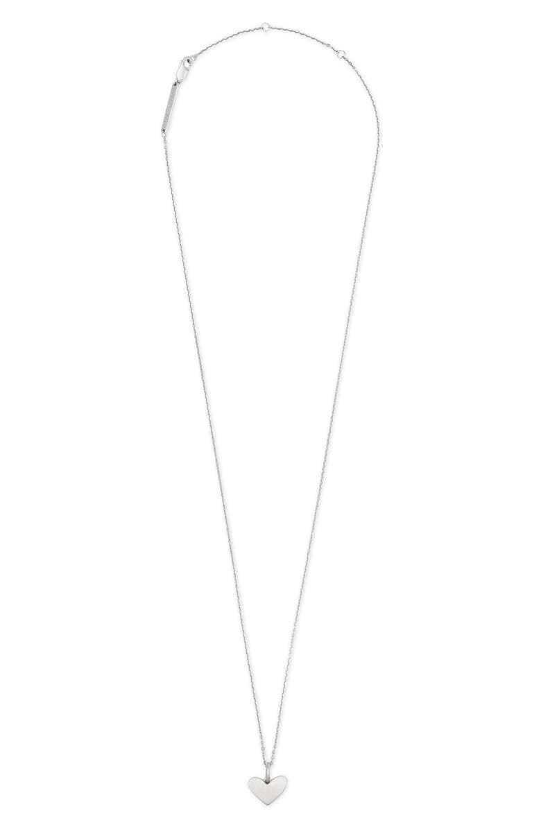 Kendra Scott Ari Heart Pendant Necklace, Alternate, color,