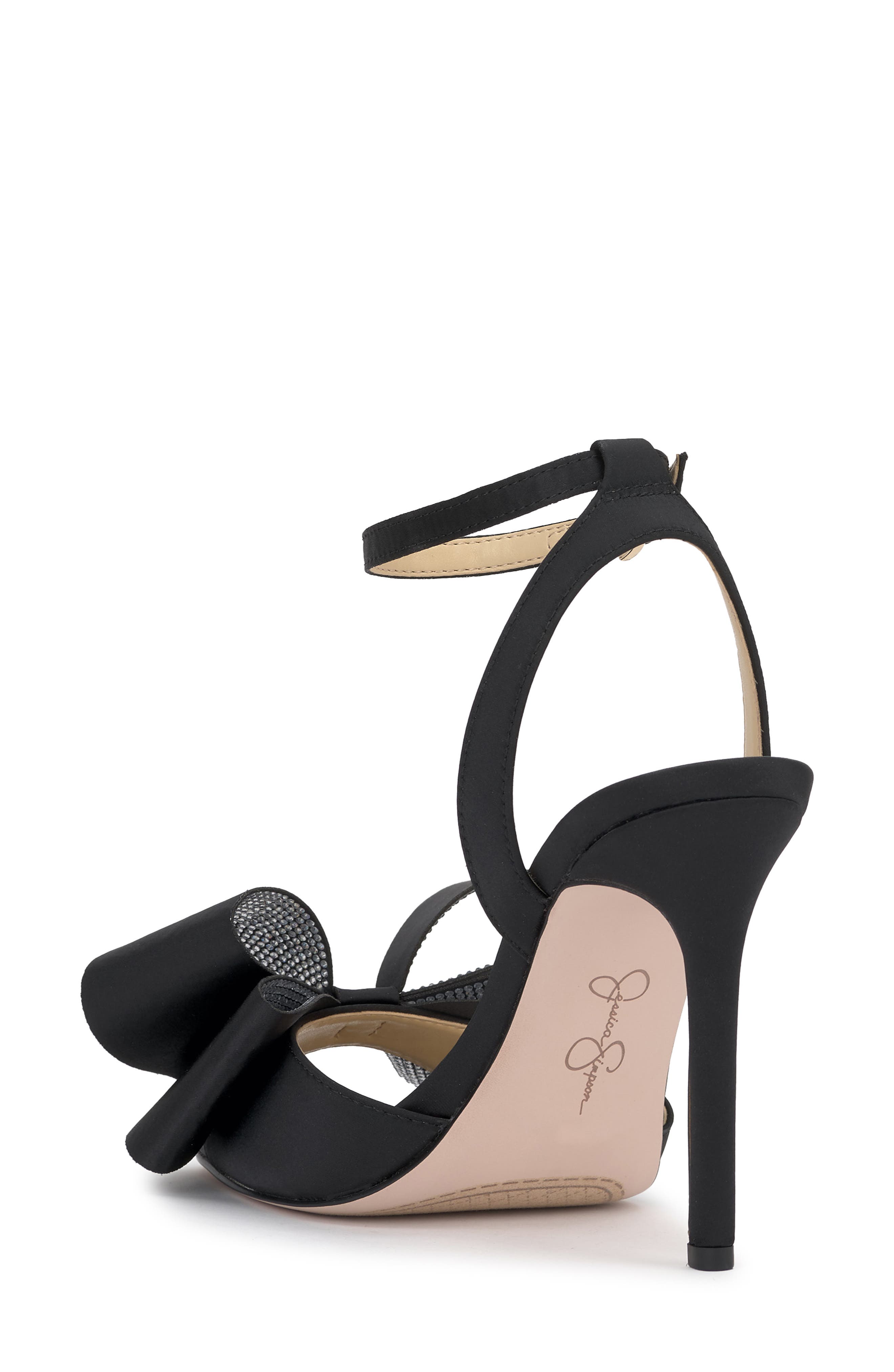 Jessica Simpson Olivine Ankle Strap Sandal, Alternate, color, Black 01