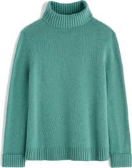 Seasalt Cornwall Braque Turtleneck Wool Blend Sweater