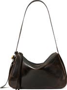 Tory Burch Romy Distressed Leather Shoulder Bag