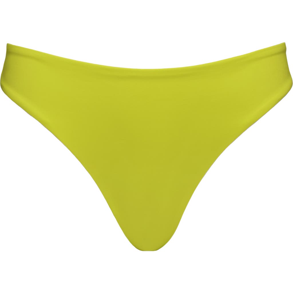 CUUP The Extra Cheeky Swim in Lime at Nordstrom, Size 2X