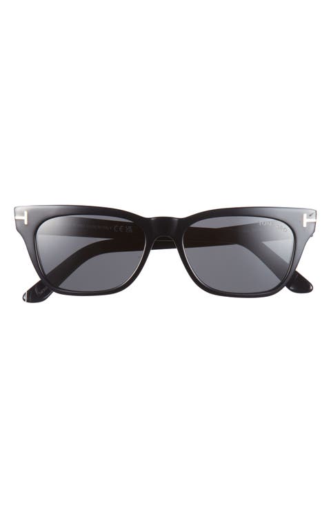 Penn 53mm Rectangular Sunglasses