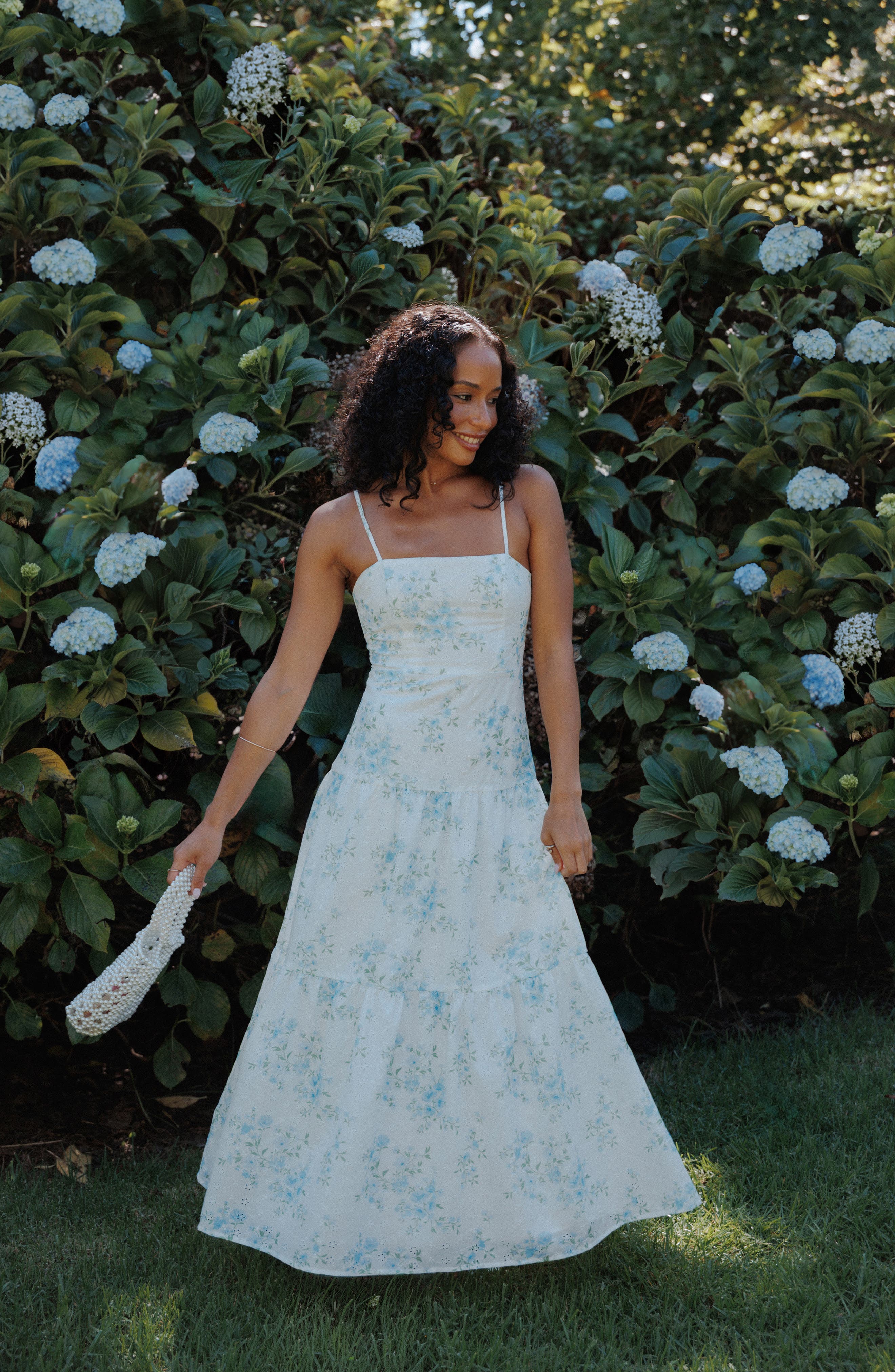 Botanique Floral Print Cotton Midi Sundress - image 2