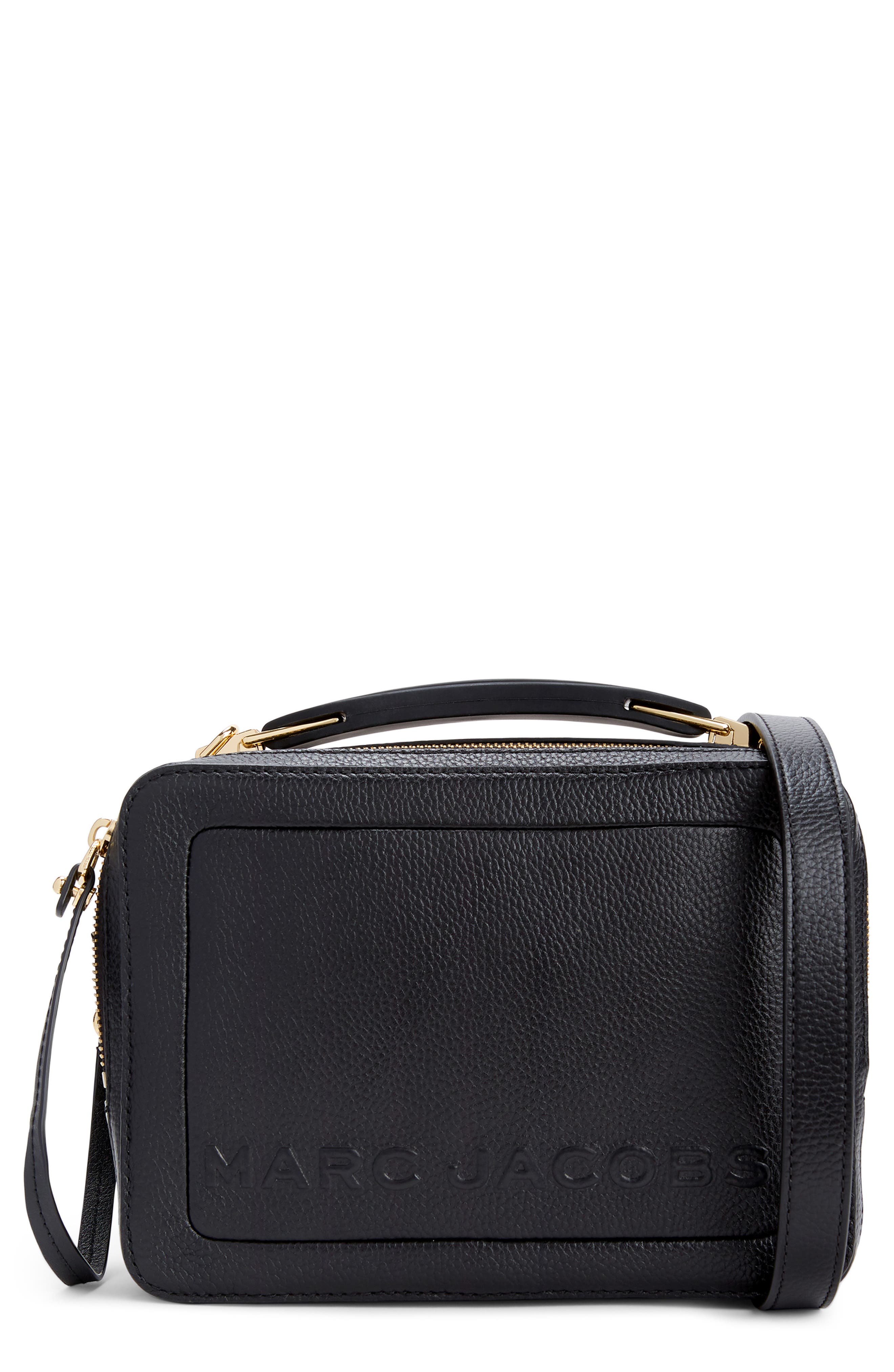 The Marc Jacobs The Box 23 Leather Handbag, Main, color, 