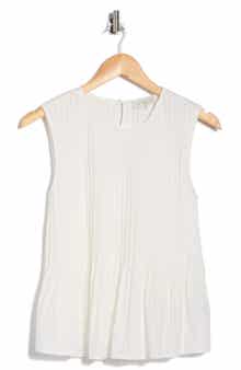WAYF Pleated Sleeveless Top