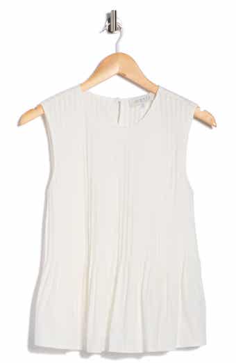WAYF Pleated Sleeveless Top